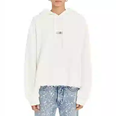 MM6 Maison Margiela FW25 Logo Kangaroo Pocket Hoodie