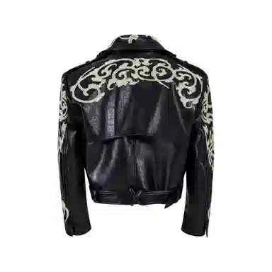 START EXCEED END Short Leather Jacket