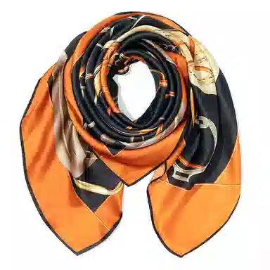 一米画纱 婉约江南中式真丝大方巾时尚印花舒适独特图案优雅百搭 桑蚕丝 丝巾 女款