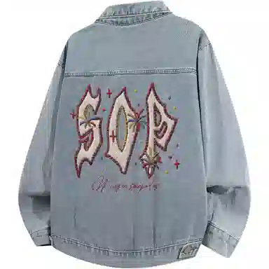 SOIEPLUS Vintage Denim Jacket