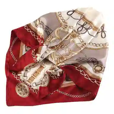 一米画纱 婉约江南中式真丝大方巾时尚印花舒适独特图案优雅百搭 桑蚕丝 丝巾 女款