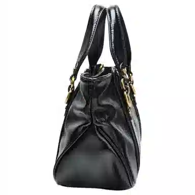 ZARA Metal Tote Bag Black