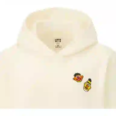 UNIQLO x Sesame Street x KAWS Hoodie Off-White