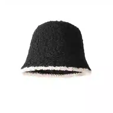 稻草人 韩版时尚百搭撞色气质高级感软糯保暖显脸小 聚酯纤维 渔夫帽 女款