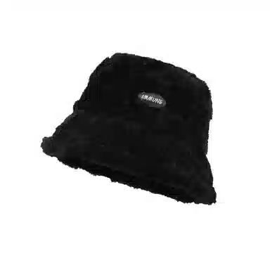 稻草人 百搭时尚显脸小保暖加厚格子 聚酯纤维 渔夫帽 女款