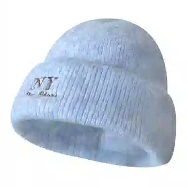 艾佳微 韩系氛围感大头围显脸小保暖护耳防寒 腈纶 绒线帽 男女同款情侣款