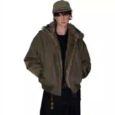 American Vintage Eagle Puffer Jacket