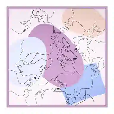 一米画纱 婉约江南中式真丝大方巾时尚印花舒适独特图案优雅百搭 桑蚕丝 丝巾 女款