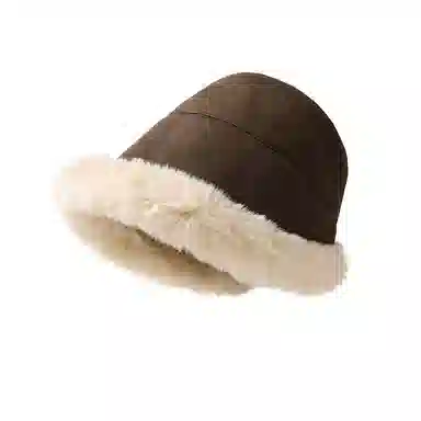 稻草人 毛绒绒保暖加厚 防风护耳 时尚百搭显脸小 聚酯纤维 渔夫帽 女款