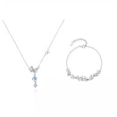 【纯银999 | 星光蝴蝶】 凤祥囍事 老凤祥 小众设计经典百搭高级感学生日常简约精致轻奢通勤约会温柔气质可调节锁骨链#好运 足银 项链 女款