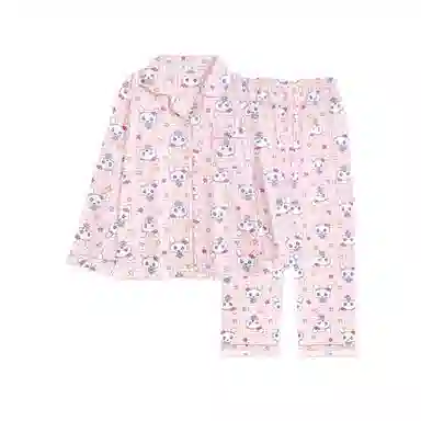 米囹 长袖长裤家居服睡衣套装 女款