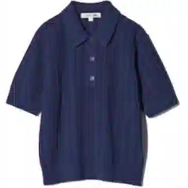 UNIQLO x Comptoir des Cotonniers SS25 Blue Polo