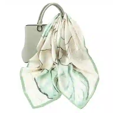 一米画纱 婉约江南中式真丝大方巾时尚印花舒适独特图案优雅百搭 桑蚕丝 丝巾 女款