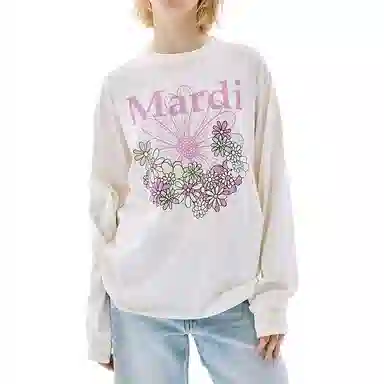 MARDI MERCREDI FLOWERMARDI JARDIN_CREAM PINKLAVENDER FW25T