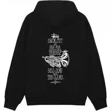 Stussy FW25 SWIM OUT ZIP HOODIE logo