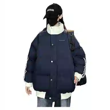 太子龍 宽松加厚保暖立领情侣防寒棉服 男女同款