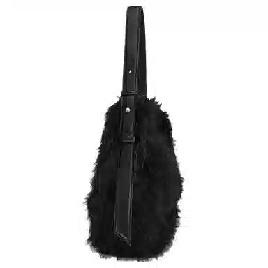 ZARA Metal Detail Bucket Bag Black