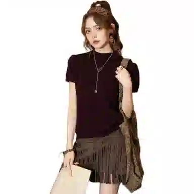 法文箱子 圆领毛秋装针织衫 女款