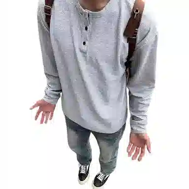 悍戈 美式高街慵懒风柔软舒适秋冬男士外套针织衫 男女同款