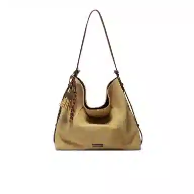 BELLE Classic Leather Shoulder Bag Large