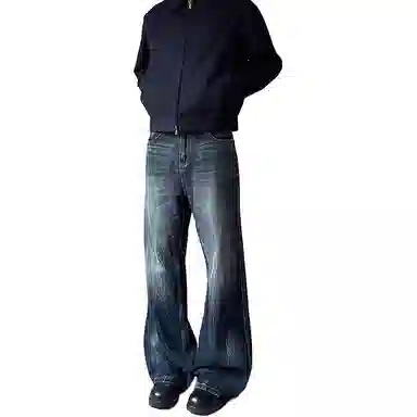 Ruxu Vintage Washed Flare Jeans