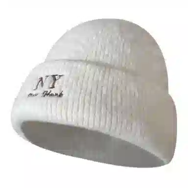 艾佳微 韩系氛围感大头围显脸小保暖护耳防寒 腈纶 绒线帽 男女同款情侣款