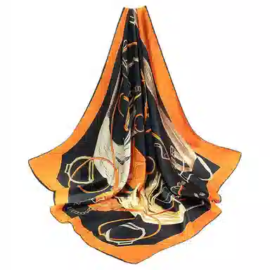 一米画纱 婉约江南中式真丝大方巾时尚印花舒适独特图案优雅百搭 桑蚕丝 丝巾 女款