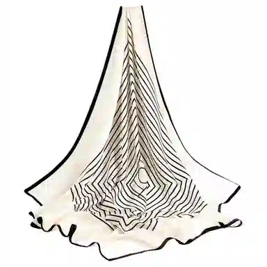 一米画纱 婉约江南中式真丝大方巾时尚印花舒适独特图案优雅百搭 桑蚕丝 丝巾 女款