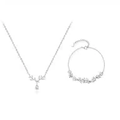 【纯银999 | 穗穗平安】 凤祥囍事 老凤祥 小众设计高级感经典百搭简约学生日常精致轻奢通勤约会温柔气质可调节锁骨链 锆石 项链 女款