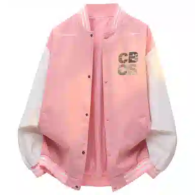 Herbal Color Vintage Baseball Jacket