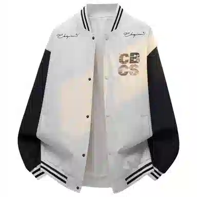 Herbal Color Vintage Baseball Jacket