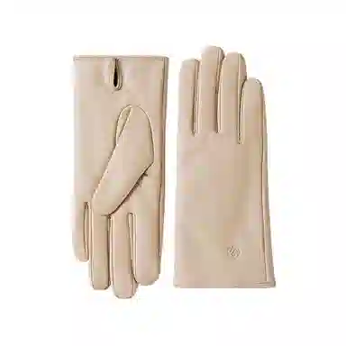 玖慕 秋冬季保暖 羊头层皮革 真皮手套 女款