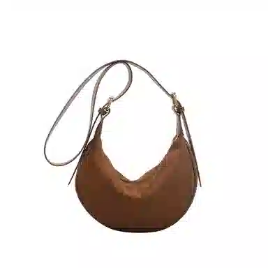 ORANGE BEAN Retro Matte Dumpling Bag