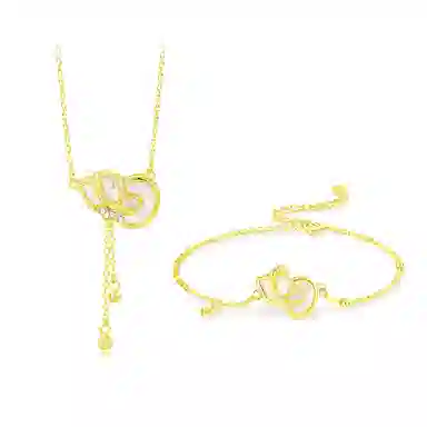 【S925银 福禄双全】 七七银饰 葫芦蝴蝶 招财纳福 新中式 平安顺遂福气满满 轻奢浪漫气质百搭 灵动优雅#好运 纯银 项链 女款