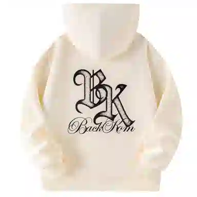 大卫贝肯 运动百搭休闲字母印花小众设计感舒适通勤柔软开衫套头连帽卫衣 男女同款