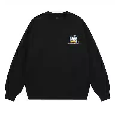 Avandi Plaid Cat Logo Sweatshirt