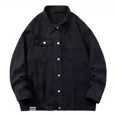 【dme】 时尚简约百搭宽松工装夹克水洗美式复古潮流痞帅牛仔外套 男女同款