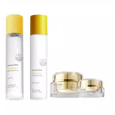 花肌粹 紧致抗老水乳护肤套装淡纹糖氧双抗轻盈滋润补水保湿滋养 修护维稳