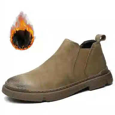 百伦韩 英伦风小众简约舒适时尚 切尔西靴 男款