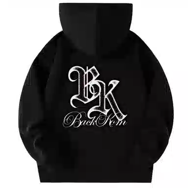 大卫贝肯 运动百搭休闲字母印花小众设计感舒适通勤柔软开衫套头连帽卫衣 男女同款