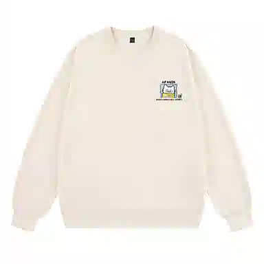 Avandi Plaid Cat Logo Sweatshirt