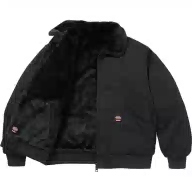 Supreme x Dickies FW25 WEEK4 Reversible Quilted Faux Fur Work Jacket