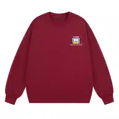 Avandi Plaid Cat Logo Sweatshirt