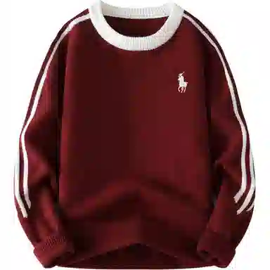 Lonsdale Retro Striped Crewneck Sweater