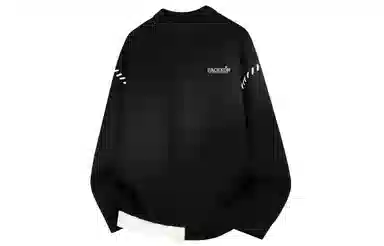 大卫贝肯 美式复古高街基础款圆领套头上衣潮流潮牌休闲宽松内搭打底衫时尚百搭痞帅慵懒风秋冬款长袖毛衣 男女同款