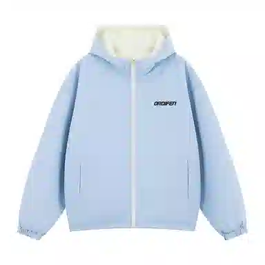 欧迪芬 双面穿设计系列 美式复古高街潮牌翻领防风百搭日常通勤无性别休闲工装飞行员外套潮流时尚功能简约学院风夹克 女款