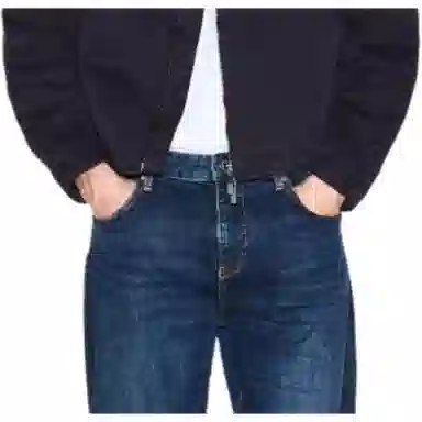 Armani Exchange AE Cotton Long Sleeve Polo Jacket