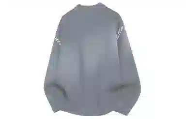 大卫贝肯 美式复古高街基础款圆领套头上衣潮流潮牌休闲宽松内搭打底衫时尚百搭痞帅慵懒风秋冬款长袖毛衣 男女同款