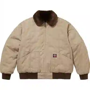 Supreme x Dickies FW25 WEEK4 Reversible Quilted Faux Fur Work Jacket