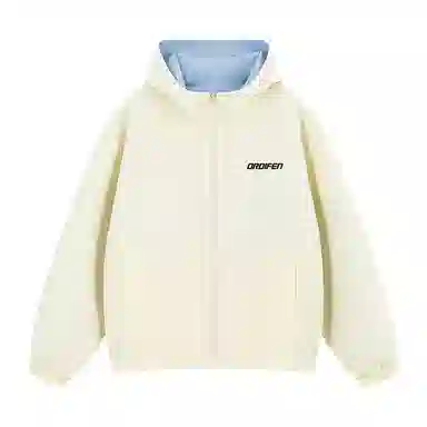 欧迪芬 双面穿设计系列 美式复古高街潮牌翻领防风百搭日常通勤无性别休闲工装飞行员外套潮流时尚功能简约学院风夹克 女款